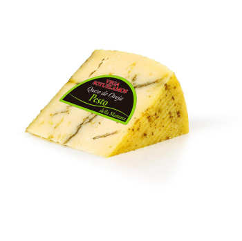 VEGA SOTUELAMOS Queso de oveja curado al pesto 200 g.