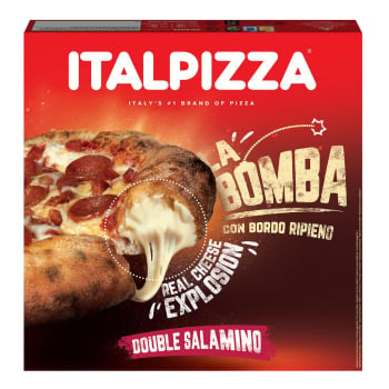 Pizza Double Salamino La Bomba Italpizza 465 g.