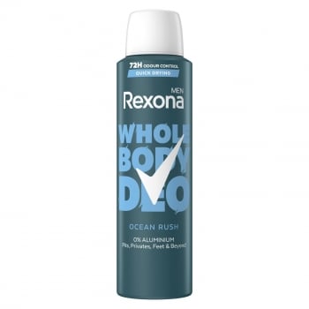 Desodorante en spray Ocean Rush Rexona 150 ml.