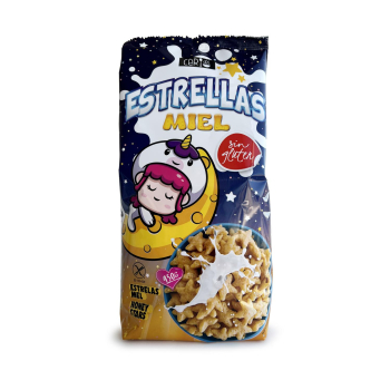 Estrellitas de cereales con miel Cerides sin gluten 450 g.