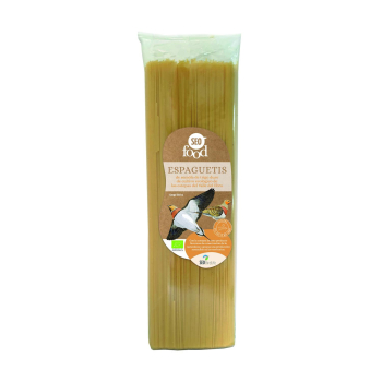 Pasta espaguetis ecológicos Seo Food 500 g.