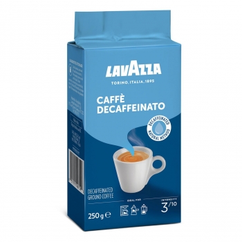 Café molido descafeinado Lavazza 250 g.