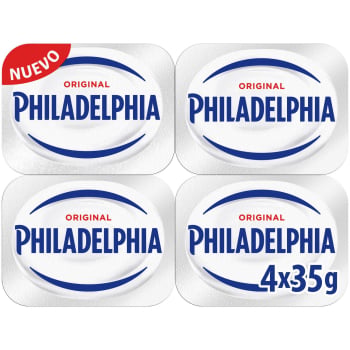 Queso en crema Philadelphia pack de 4 unidades de 35 g 4 x 35 g