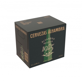 Cerveza Alhambra Reserva 1925 pack de 12 botellas de 33 cl.
