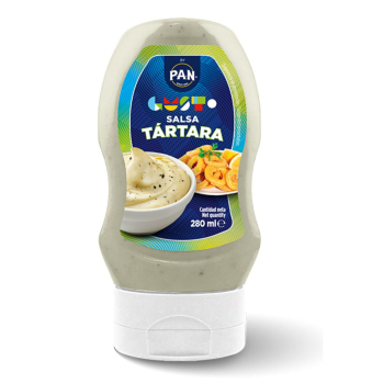 Salsa tártara P.A.N sin gluten envase 280 ml.