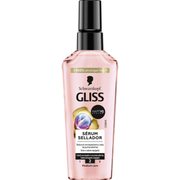 Sérum sellador para cabello encrespado y puntas abiertas Split Hair Miracle Gliss 75 ml.