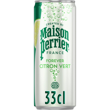 Agua con gas Maison Ferrier sabor lima 33 cl.
