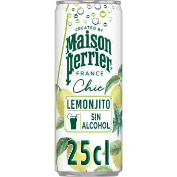 Lemonjito Maison Perrier sin alcohol sabor limón y menta lata 25 cl.