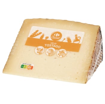 Queso de mezcla viejo tostado en cuña Carrefour Classic 330 g.