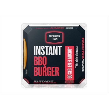 Burger barbacoa instantanea Brooklyn Town 210 g.