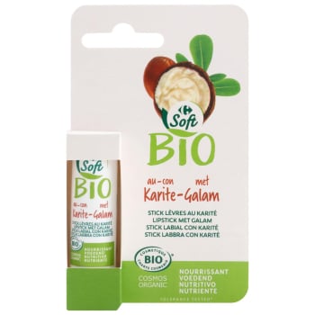 Bálsamo labial con karité ecológico Sotf Bio Carrefour 1 ud.