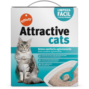 Arena Sanitaria Aglomerante Affinity Attractive Cats 5 kg