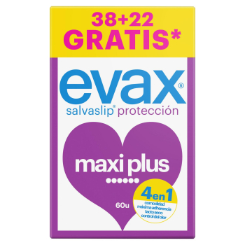 Protegeslip maxi plus Evax 38 ud.