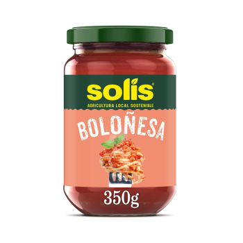 Salsa boloñesa Solís sin gluten 350 g.