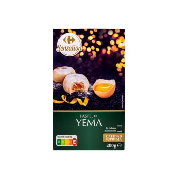 Pastel de yema Carrefour Sensation 200 g.
