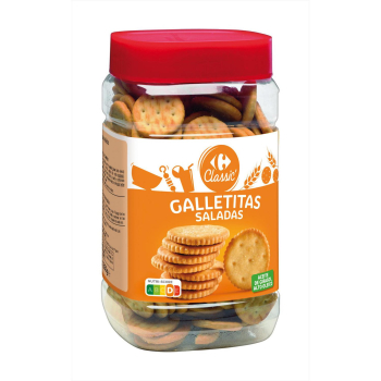 Galletas saladas Carrefour Classic 350 g.
