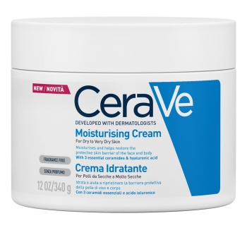 Crema hidratante corporal Cerave 340 g.