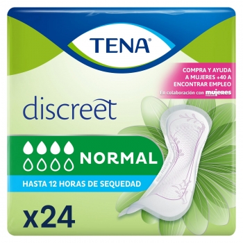 Compresa para incontinencia discreet normal Tena 24 ud.