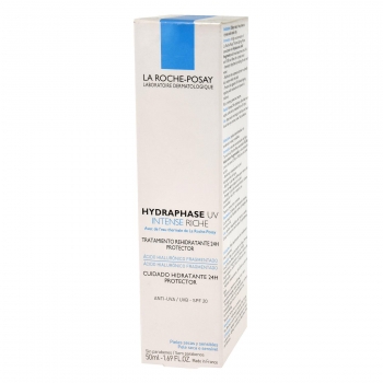 Crema hidratante con protección intensa Hydraphase UV La Roche-Posay 50 ml.