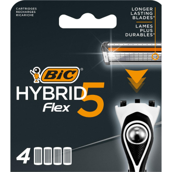 Recambios maquinilla Hybrid 5 Flex Bic 4 ud.