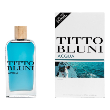 Agua de colonia natural spray uomo Acqua Titto Bluni 150 ml.