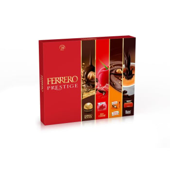 Bombones surtidos Ferrero Prestige estuche 28 ud.