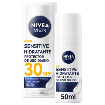 Crema hidratante sensitive SPF30 Nivea Men 50 ml.