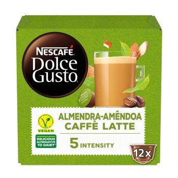Café Latte Almendra en cápsulas Nescafé Dolce Gusto 12 ud. 