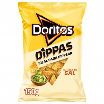 Nachos sabor original Doritos Dippas sin gluten y sin lactosa 180 g.