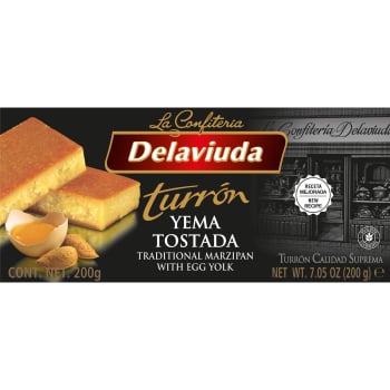 Turrón yema tostada Delaviuda sin gluten 200 g.