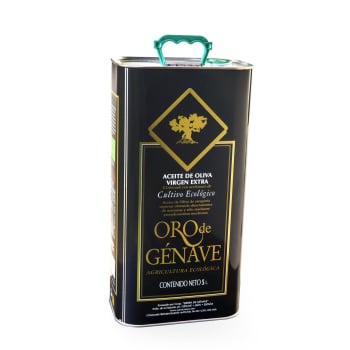 Aceite de oliva virgen extra ecológico Genave lata 5 l.