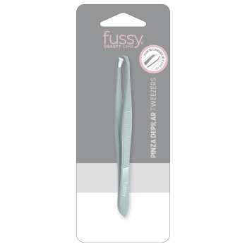 Pinza depilar punta de cangrejo Fussy 1 ud.