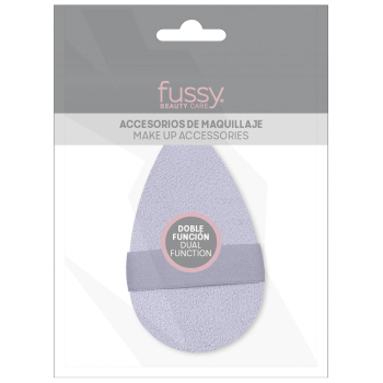 Esponja de maquillaje doble función Fussy 1 ud.