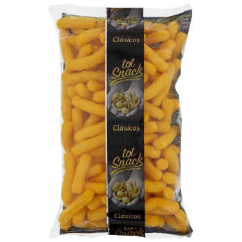 Aperitivo de maíz sabor queso Tot Snack 80 g.