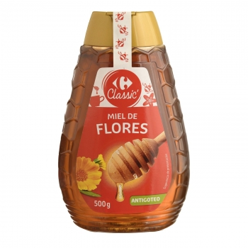 Miel de flores antigoteo Carrefour 500 g.