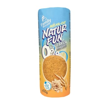 Galletas de avena Family Biscuits Natur Fan sin azúcar añadido 425 g.