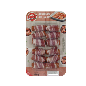 Chistorra con bacon Pont sin gluten 150 g.