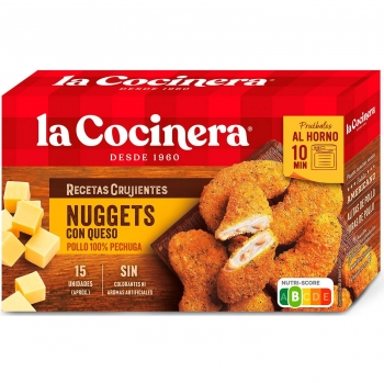 Nuggets con queso Recetas Crujientes La Cocinera 350 g.