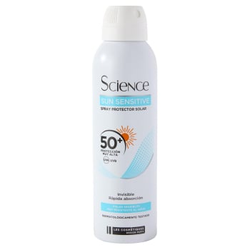 Spray protector solar sensitive SPF50+ Science Les Cosmetiques 200 ml.