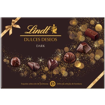 Bombones de chocolate negro Lindt Dulces Deseos estuche 336 g.