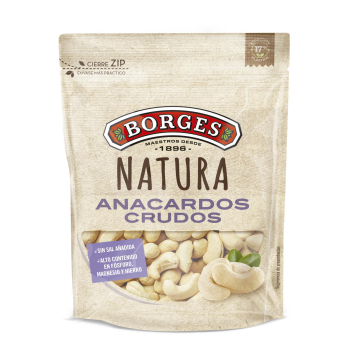 Anacardos crudos Natura Borges doy pack 120 g.