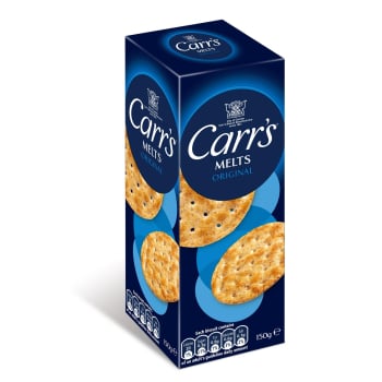 Galletas saladas de trigo Melts Original Carr's 150 g.