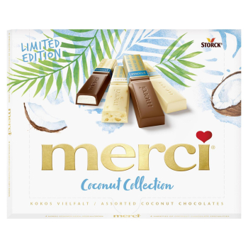 Bombones surtidos Merci Coconut Edition estuche 250 g.