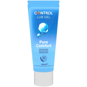 Gel lubricante hidratación intensa Pure Comfort Control 80 ml.