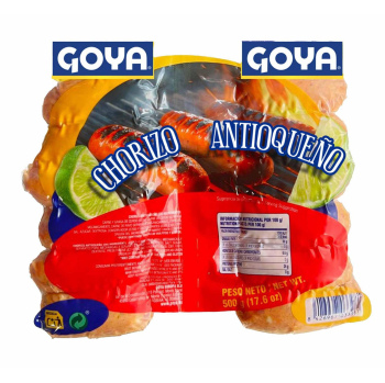 Chorizo antioqueño Goya 500 g.