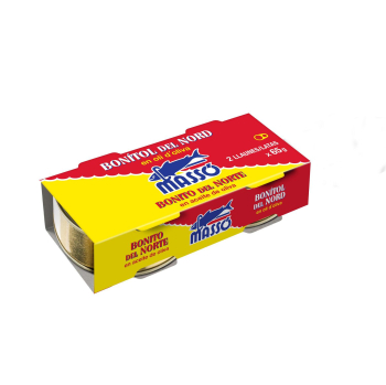 Bonito en aceite de oliva Masso pack de 2 latas de 48 g. 2 x 48 g