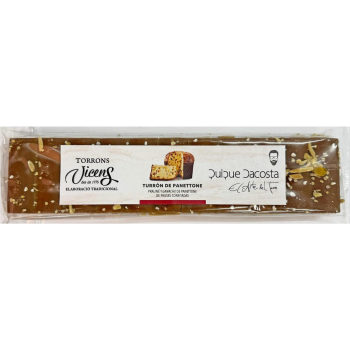 Turrón de panettone Quique Dacosta Vicens 300 g.