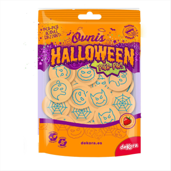Golosinas ovnis con relleno dulce pica-pick Halloween Dekora sin gluten 39 g.