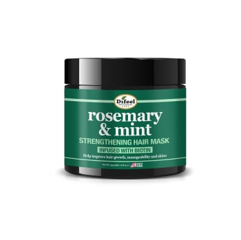 Mascarilla capilar fortalecedora de romero y menta biotina Difeel 340 g.