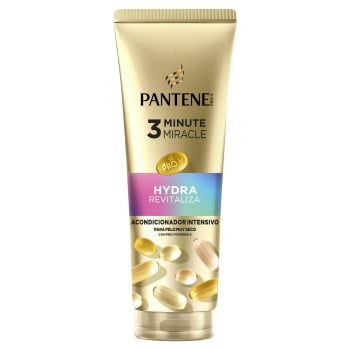 Acondicionador intensivo para cabello muy seco 3 Minute Miracle Hydra Revitaliza Pantene Pro-V 220 ml.